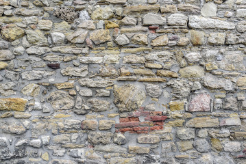 Stone wall texture.