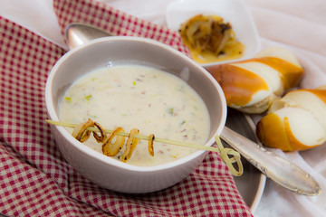 Käse Lauch Suppe
