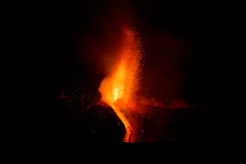 Stoff pro Meter Eruption of Etna Volcano In Sicily  © Wead