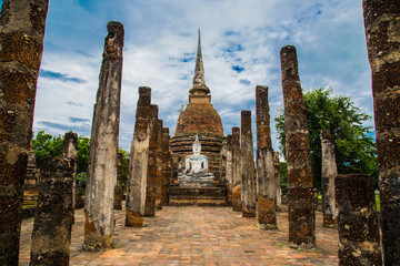 Obraz premium Sukhothai historical park in Thailand