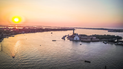 Venice Italy from above