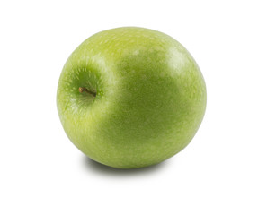 green apple isolated on white background