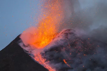 Fotobehang Eruption of Etna Volcano in Sicily,Italy © Wead