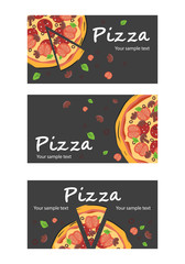 Vector Pizza Banners