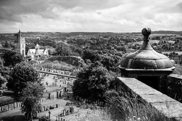 Church of Holy Rude viewed from the southern side of Stirling Castle
