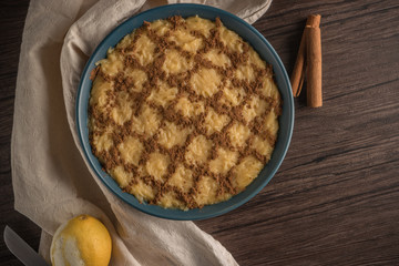 Aletria vermicelli pudding