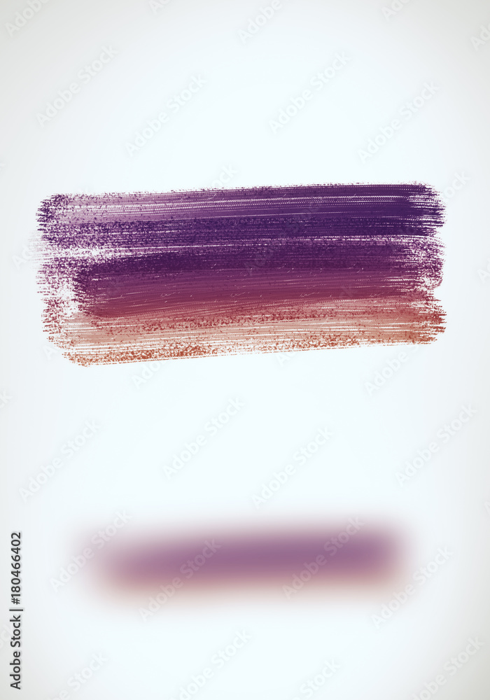 Poster Rectangular sketch on white background