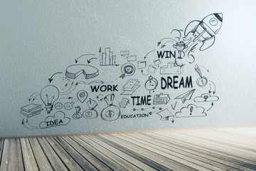 Success and startup concept