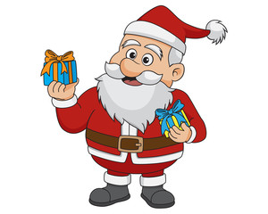 Christmas Santa Claus.vector and illustration.
