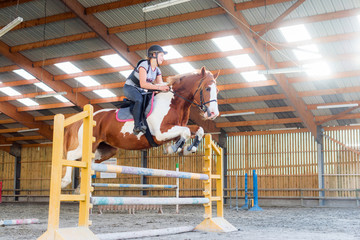 cavalière en saut