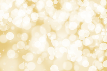 Obraz premium Abstract illustration bokeh light on golden background