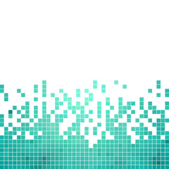 abstract vector square pixel mosaic background