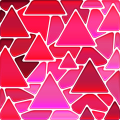 abstract vector stained-glass mosaic background