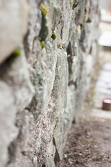 A natural stone. They are cemented together.