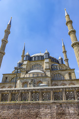 Fototapeta na wymiar Selimiye Mosque, designed by Mimar Sinan in 1575. Edirne
