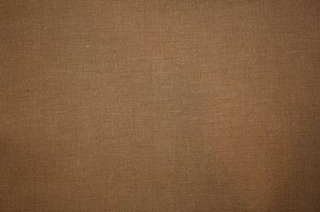 Fototapeta na wymiar Brown natural fabric texture
