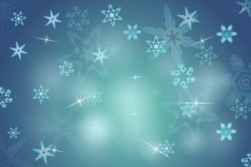 Fototapeta na wymiar Christmass background with snowflakes