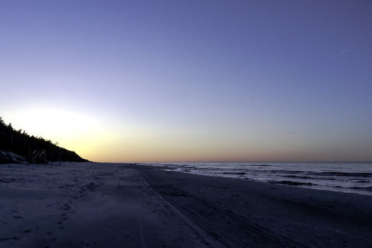 Sunset on Polish coast, Lubiatowo © Marcin