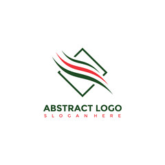 Abstract Logo Template. Vector Illustrator Eps. 10