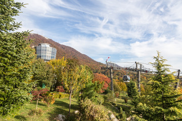 Fototapeta premium Dajti mountain in Tirana, Albania