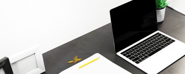 Office workstation showcase equipment, original 3d rendering, all the models completely original