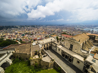 Fototapeta premium Castel Sant'Elmo, Nationalmuseum von San Martino, Neapel, Kampaniem, Italien
