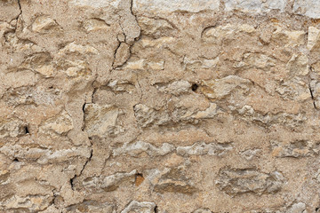 wall with old masonry