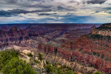 View across Grand Canyon North Rim Arizona © Mathias