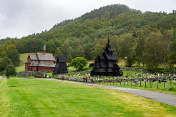 Fototapeta na wymiar Borgund Stave Church in Norway