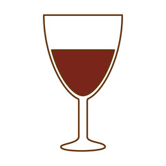 wine cup isolated icon vector illustration design