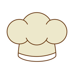 chef hat isolated icon vector illustration design