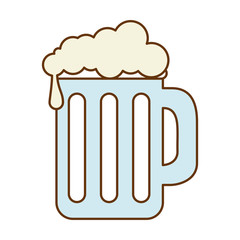beer jar isolated icon vector illustration design
