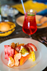 Fresh fruits and berries