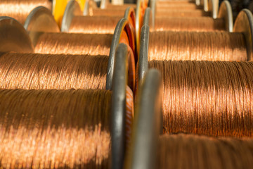 Copper wire coils