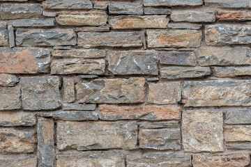 Stone Cladding wall background.