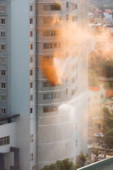 fire extinguishing in high rise
