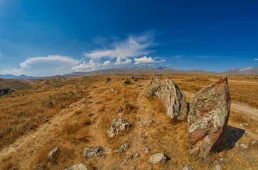 Zorats Karer (Carahunge) - Prehistoric Stone Pyramids site in Armenia