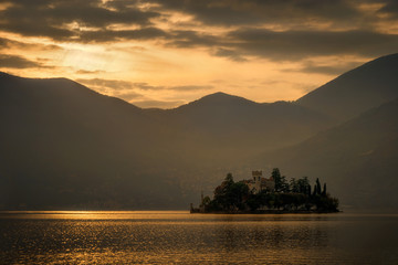 Isola di Loreto sunset