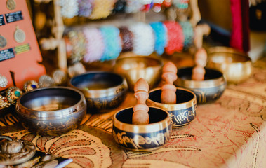 The singing bowl. The magic of the music.