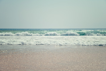 Beautiful wave in the ocean 