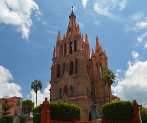 Fototapeta premium ChristianChurchAlliendeMexico