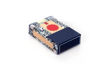 Cigarette pack on white background