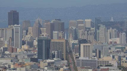 Fototapeta premium Mirador Twin Peaks, San Francisco, California, USA