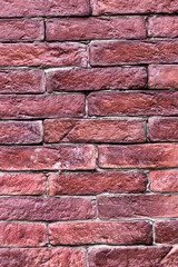 decorative painting painted surface stone brick wall vintage old cracked
