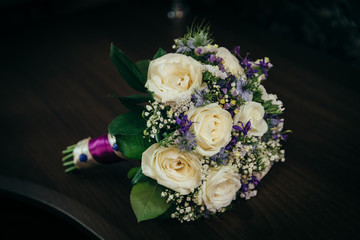 Colorful bridal bouquet