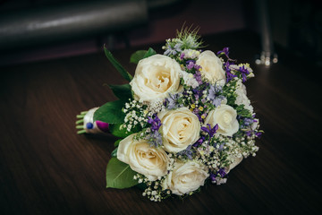 Colorful bridal bouquet