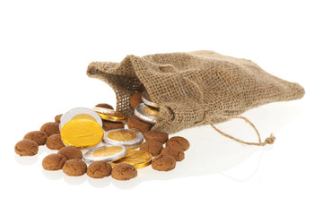 Dutch ginger nuts and chocolate coins for Sinterklaas