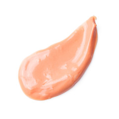 Cosmetic cream isolated on white background with clipping path