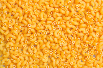 Macaroni angle pasta closeup