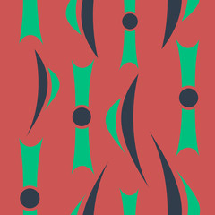 Collection of swatches memphis patterns - seamless. Retro fashion style 80-90s. Abstract patters for wall